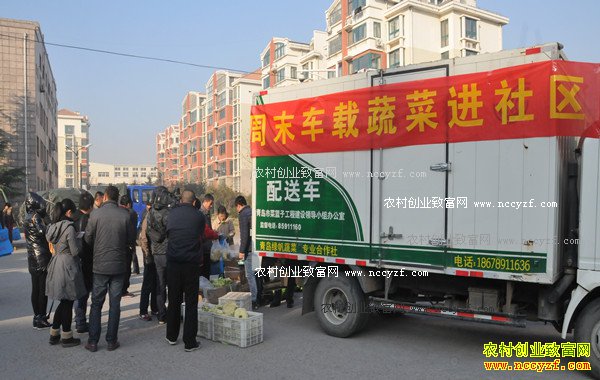 今年十个赚钱的农村创业致富项目-开通蔬菜专车