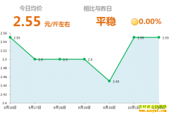 2018年10月2日山东昌邑、安丘最新大姜价格行情