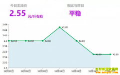 2018年12月27日山东昌邑、安丘黄姜(新姜)最新价格行情